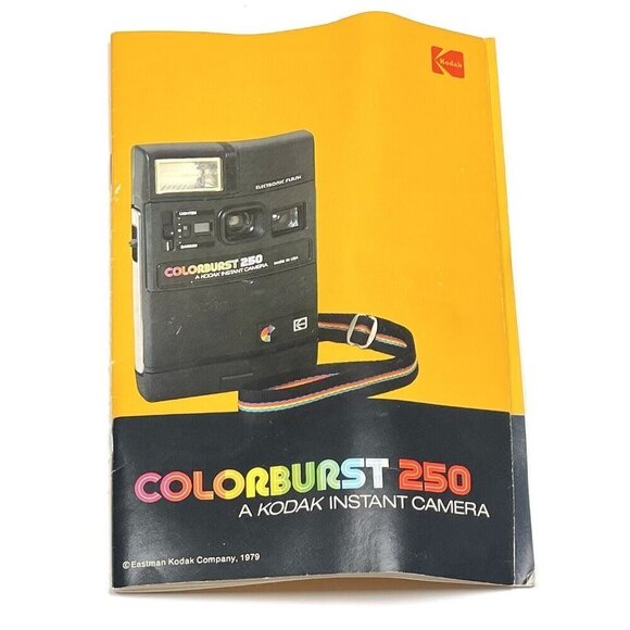 VTG 1979 Eastman KODAK COLORBURST 250 Instant Camera Instruction Owner's MANUAL - Picture 1 of 2